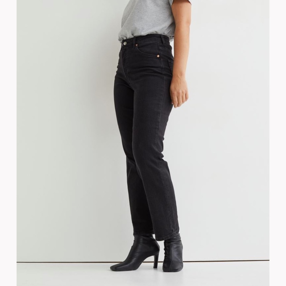H&M Vintage Straight high waisted denim jeans
